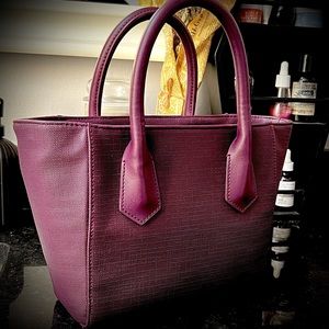 Dagne Dover Mini Tote in Plum